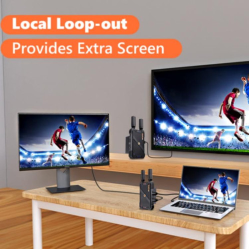 BOVBOX 082 1080P H.265 Émetteur-récepteur HDMI sans fil à faible latence 400 m, prise : prise AU SH5804313-07